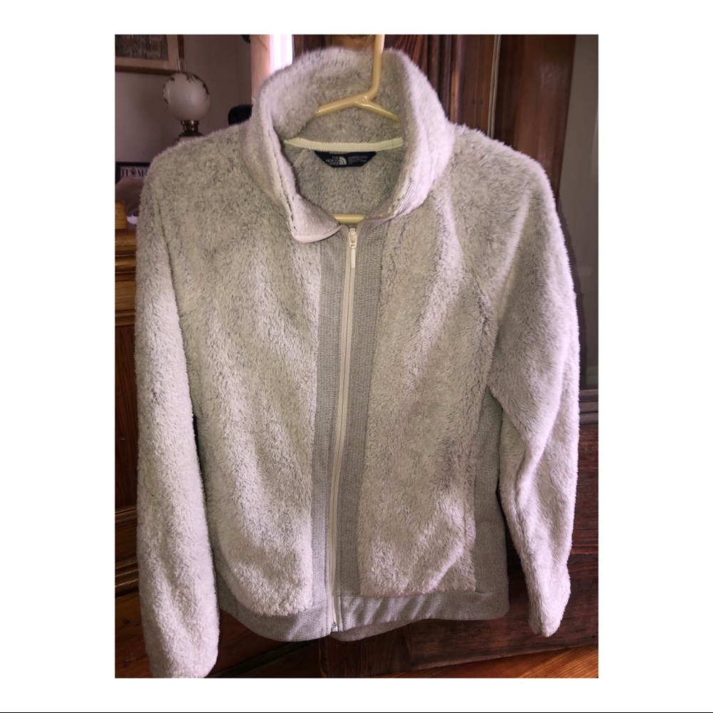Grey north face jacket